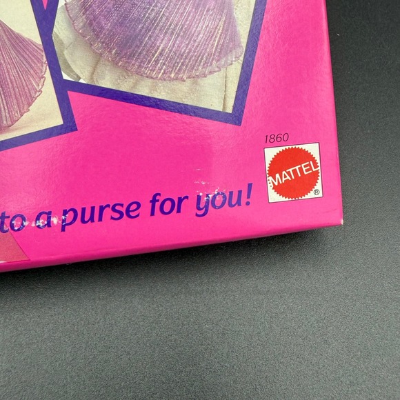 Barbie Fashions 1986 Jewel Secrets Gown Purse 1860 Mattel NIB Box Dmg Vintage - Picture 3 of 16
